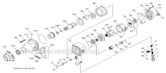 Part Location Diagram of 8940162182 Chicago Pneumatic Liner